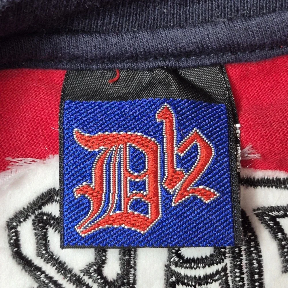 D12 Mens Medium Y2K Sleeveless Tank Top Red Hip Hop Rap‎ Tee 2000s Streetwear
